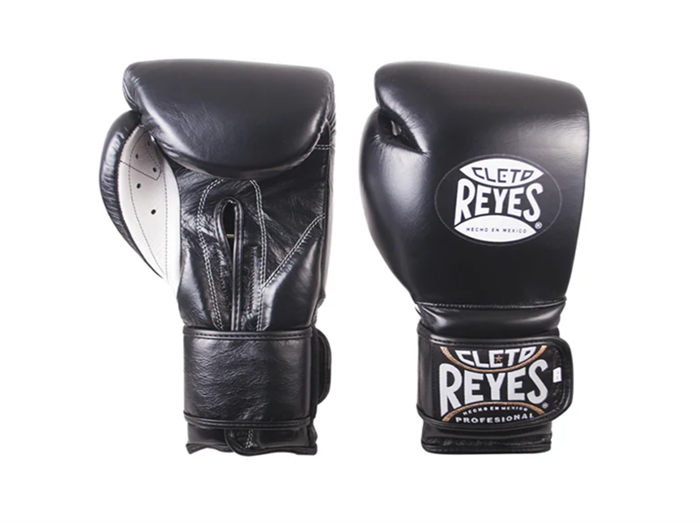 Тренировочные боксерские перчатки от Cleto Reyes на липучке CЕ6 (черные) dbcdd9f6-57eb-11f0-0a80-06750007b762 - фото 4846