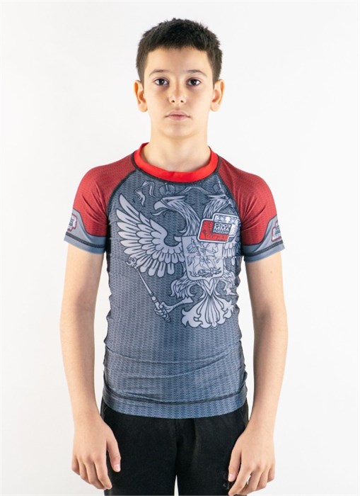 Рашгард союз мма детский красный 21d3d566-dfc6-11ef-0a80-0fcc000c72dd - фото 497