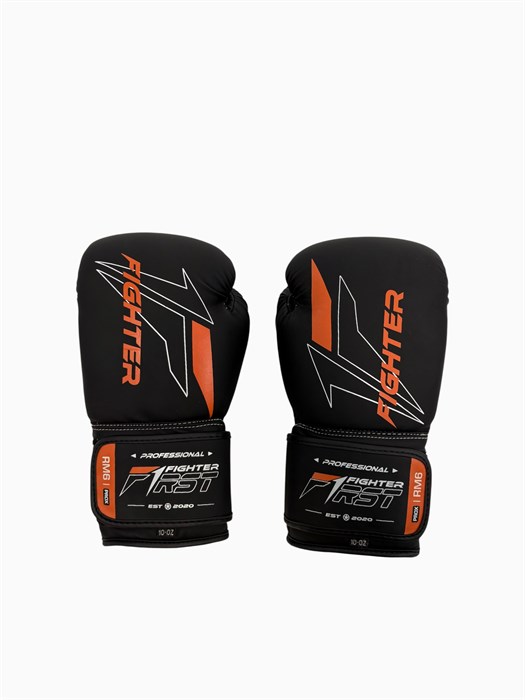 Перчатки боксерские Fighter черно-коричневые e8c53aa0-d422-11f0-0a80-0390003242d3 - фото 5031