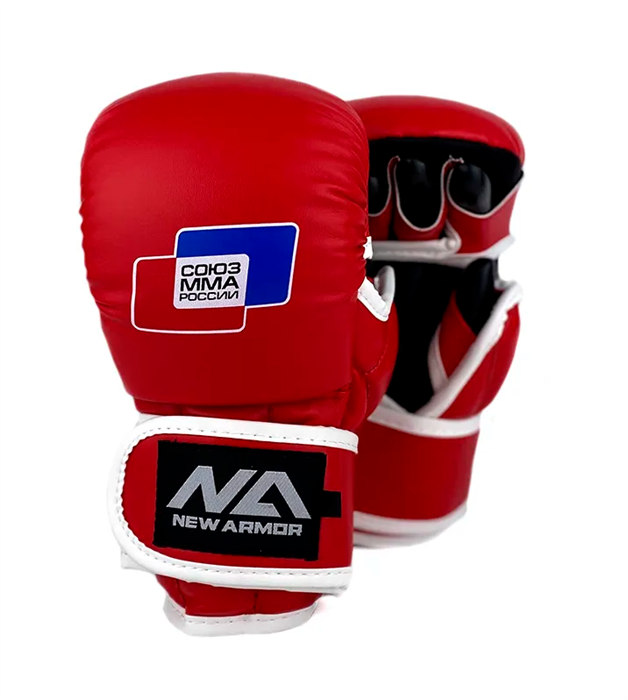 Перчатки NEW ARMOR СОЮЗ ММА RV красный eefca2a2-d022-11f0-0a80-055f0007f482 - фото 5174