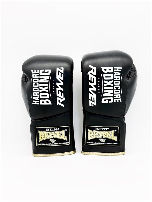 Перчатки боксёрские HARDCORE REYVEL черные f1e2a08d-ded9-11ef-0a80-00a300187ee8 - фото 5241