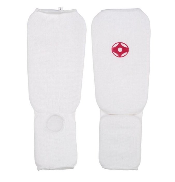 Защита голень-стопа Karate эластичная ткань fa0c2951-7f32-11f0-0a80-05e300077156 - фото 5407