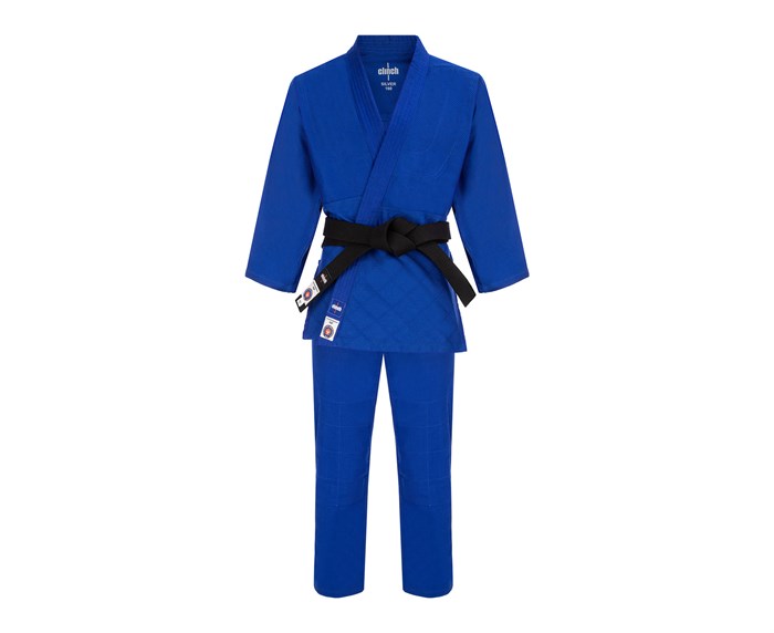 C555 Кимоно для дзюдо подростковое Clinch Judo Red FDR синее fe321500-7973-11ee-0a80-0e8f0025f4b2 - фото 5471