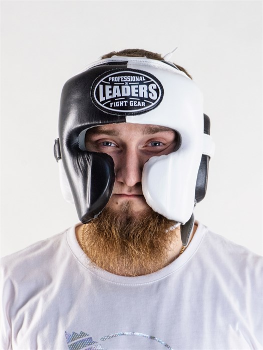 Шлем боксерский LEADERS LS MEX BK/WH 1/2 (черный/белый) ff4f3575-11bd-11ee-0a80-0896000f3ae9 - фото 5493