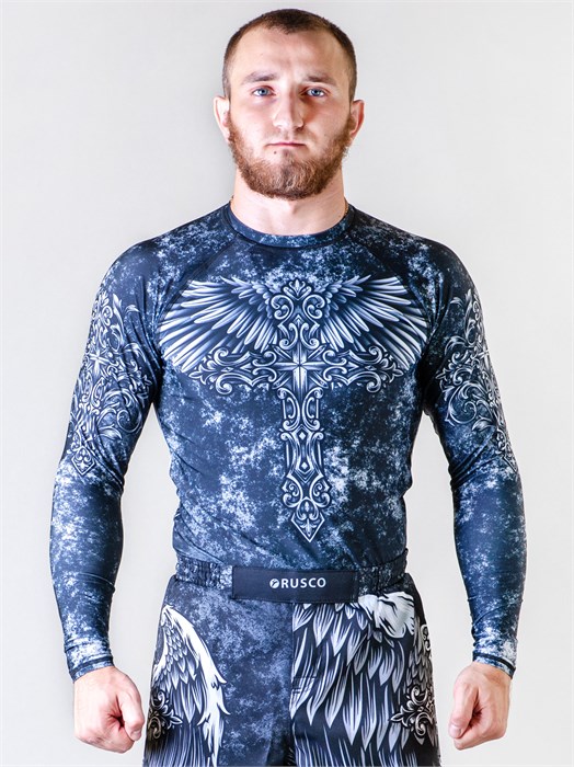 Рашгард для MMA Rusco Sport WINGS, взрослый 29da4b42-12dd-11ec-0a80-096f0017b494 - фото 674