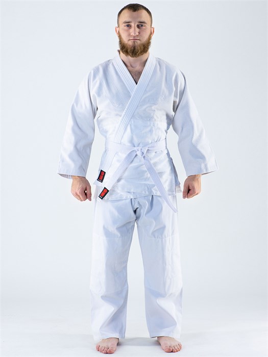 Кимоно дзюдо OXXFIRE (ELITE) белый пояс, 450гр/м2, белое 236347 - фото 729