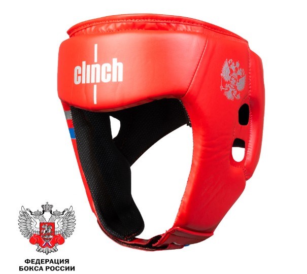 C112 Шлем боксерский Clinch Olimp красный 2ebcfff2-7afc-11ee-0a80-08c4001cd369 - фото 770