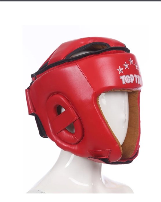 Шлем открытий c крестом на голове красный top ten 36211b89-b4ad-11f0-0a80-090f001f3844 - фото 908