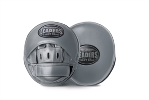 Лапы тренерские LEADERS MID-AIR GREY (ONE, кожа, серый) 05aa110d-2a41-11ef-0a80-0c8f000fbd2d