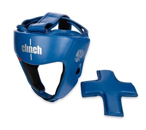 C113 Шлем боксерский Clinch Olimp Dual синий 3b89fbe0-9d00-11ef-0a80-1763000fd69f