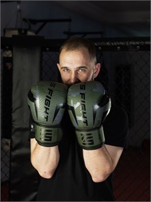 Перчатки для бокса Tomorrow Star Warrior Green Black 3d206f41-04a2-11f0-0a80-01d0001cd30a