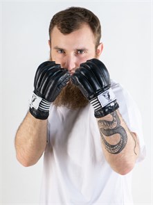 Шингарты OXXFIRE, эластичный манжет на липучке, кожа, черные 065fbe6b-c254-11ed-0a80-0e65000ccdf4