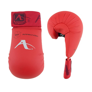 Перчатки накладки для каратэ ARAWAZA красные (одобрено для соревнований) 532316d1-21dc-11f0-0a80-188f000ffd73