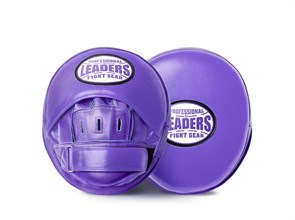 Лапы тренерские LEADERS MID-AIR PURPLE (ONE, кожа, фиолетовый) 55a7daa7-a65c-11ef-0a80-01db000bbdfc