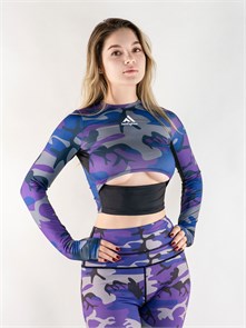 Топ женский IamFighter милитари (фиолетовый) 59824a90-d410-11ed-0a80-0e2a0017448c