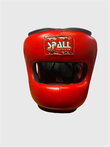 Шлем с бампером красный  SPALL PRO BOXING 5b6b3266-0f98-11f0-0a80-06f80006d58d