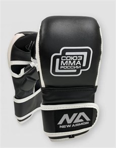 Перчатки NEW ARMOR СОЮЗ ММА PRO черные 632855c7-7f2e-11f0-0a80-05e30006832e