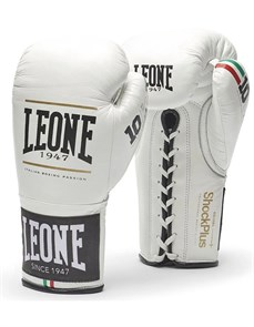 Боксерские перчатки Leone1947 Shock Plus белые 6412d470-9952-11f0-0a80-161600111aed