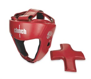 C113 Шлем боксерский Clinch Olimp Dual красный 65ba376e-9cfe-11ef-0a80-11800010183a