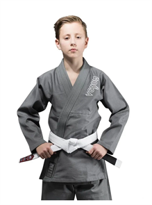 Кимоно для BJJ Venum Contender серое 68a16bc2-bae4-11f0-0a80-0dd200065e38