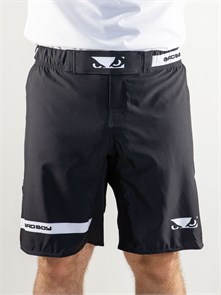 Шорты MMA Bad Boy Oss Grappling Light черный/белый 09d67cd0-6e7f-11ee-0a80-0e4d00121467