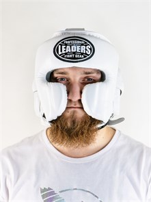 Шлем боксерский LEADERS LS MEX WH (белый) 780fbde7-66e5-11ee-0a80-11900001ee9d