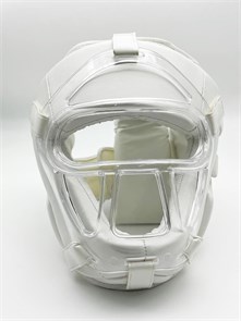 Шлем Tigershop белый с пластиковым забралом Combat Shield 7e48b6bf-4507-11f0-0a80-10740027da4e