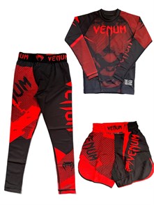 Комплект компрессионной одежды, красный, VENUM 84e6e6b4-8e49-11f0-0a80-164a0025dd1a