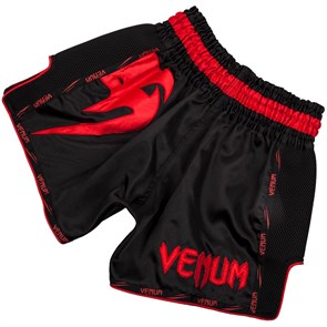 Шорты Muay Thai Venum Giant  черные с красным 87709f65-0a2c-11f0-0a80-0035000ba099
