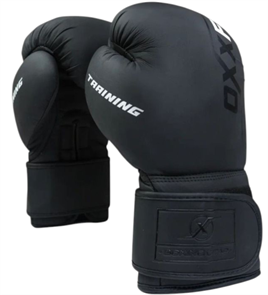 Перчатки боксерские OxxFire Training, черные 890a186e-c5f5-11f0-0a80-14bf000a1023