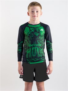 Рашгард I am Fighter Hulk детский (зеленый) 8e39c411-d40a-11ed-0a80-06250016b10f