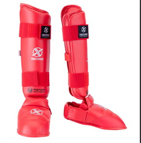 Защита голени для Каратэ EXPERT (красный) T01121