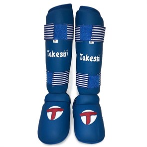 Защита голени и стопы  Takeshi Kick (синий) T01137