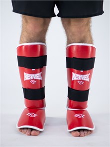 Защита голени и стопы  Reyvel Classic красная T01222