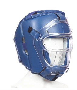Шлем для всестилевого каратэ со съемной маской (синий) 12b51c8f-b4aa-11f0-0a80-0837001f07eb