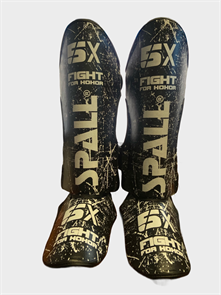 Защита голени и стопы черно-белая SPALL FIGHT FOR HOHOR 5X 017ed3e1-0f95-11f0-0a80-10e50005e8b9