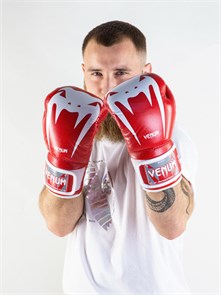 Перчатки боксерские Venum Giant 3.0 Red Nappa Leather T01778