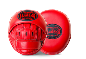 Лапы тренерские LEADERS MID-AIR RED ALERT (ONE, красный) a3c1fef1-2a40-11ef-0a80-0f3e00106ea6