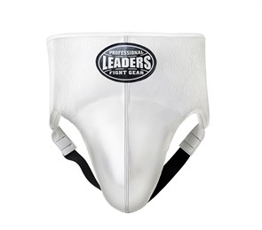Бандаж мужской LEADERS LSGP WH (кожа, белый) a4907851-ea06-11ef-0a80-11630035fe49