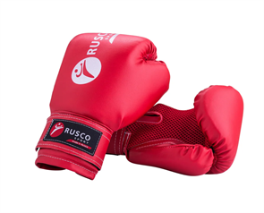 Перчатки боксерские Rusco Sport красные T02348