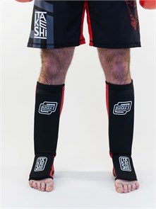 Защита голени формованная TFG Союз  ММА неопрен черно-красный ab889b1e-dd74-11ef-0a80-16ef000f26cc