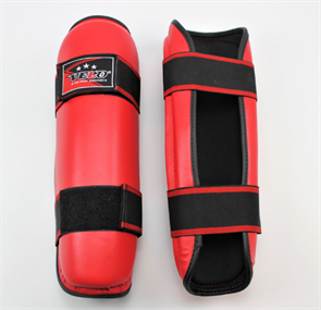 Защита голени VELO, Flex, красный T02479