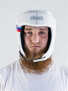 C112 Шлем боксерский Clinch Olimp белый b1d13ccd-e2ae-11ed-0a80-0c7e00385d52