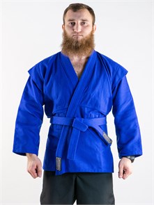 Куртка для самбо BoyBo синяя, BSJ120 T02825