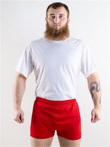 Шорты для самбо BoyBo красные, BS350 T02875