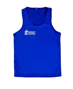Майка боксерская Cross (синяя) T03313