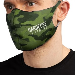 Неопреновая маска Hardcore Training Green Camo T03465