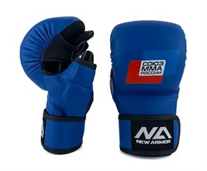 Перчатки NEW ARMOR СОЮЗ ММА RS синие b73f580f-7f2e-11f0-0a80-001e000692e1