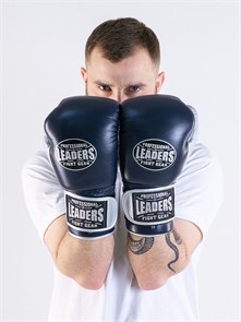 Перчатки боксерские LEADERS ULTRA BL/SIL b893af7c-b1cf-11ed-0a80-09b4000dbacb