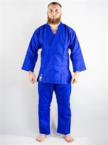 C333 Кимоно для дзюдо подростковое Clinch Judo Silver FDR синее bbf9335b-7972-11ee-0a80-02900026d632